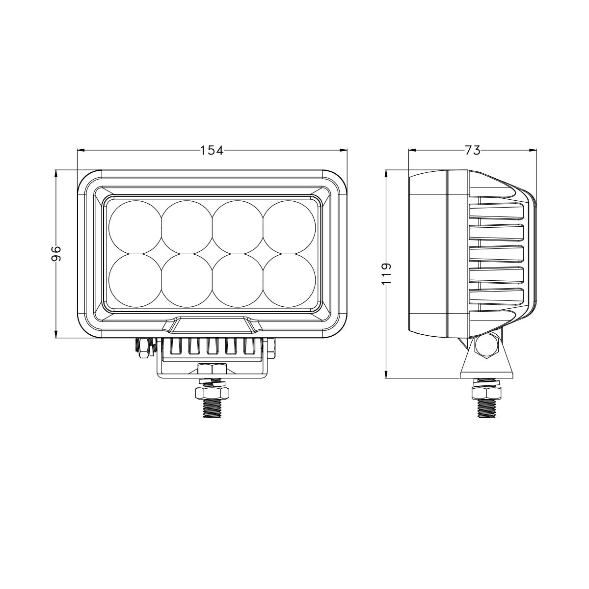 Deck Flood Light - OW-0601-40W