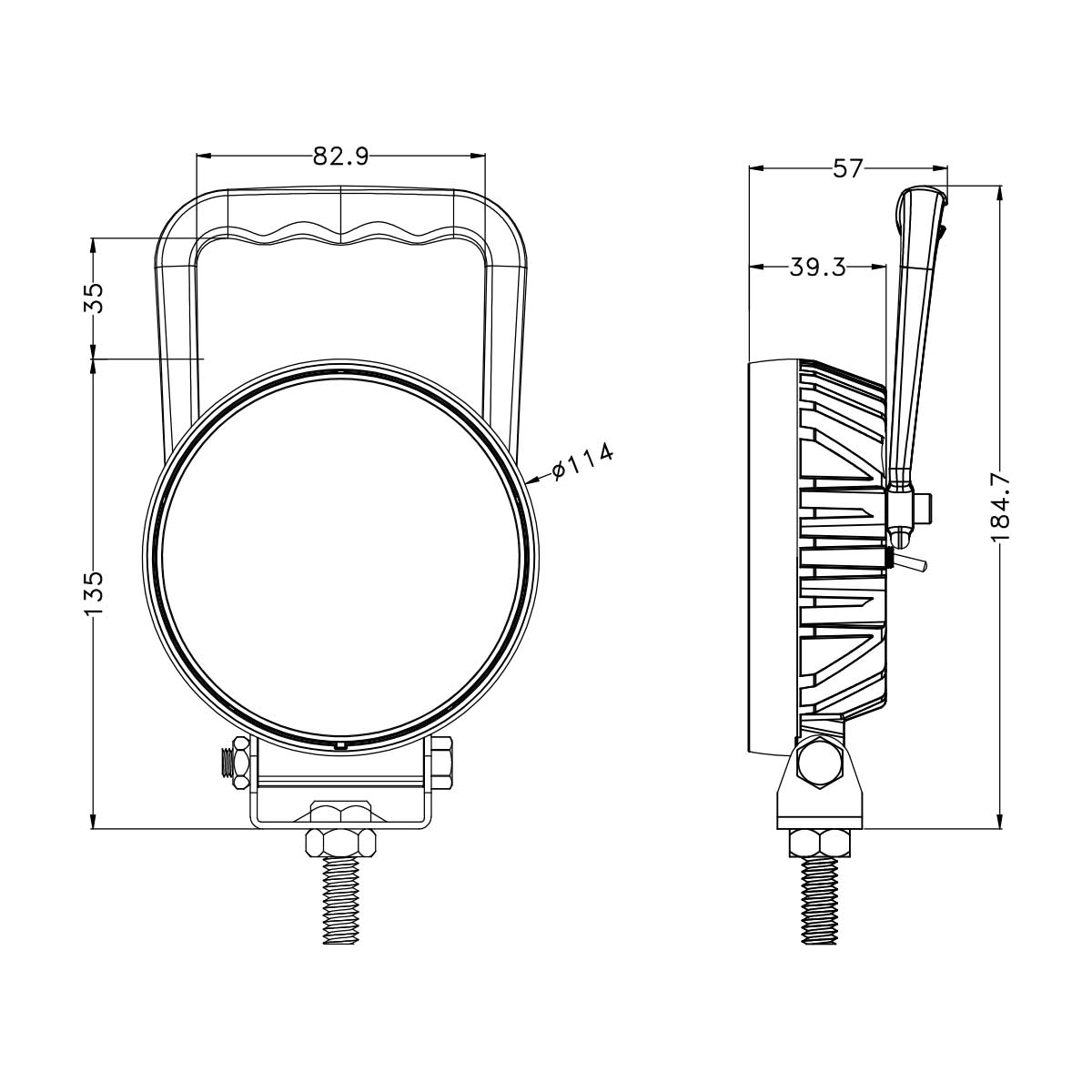 Deck Flood Light - OW-0702-24W