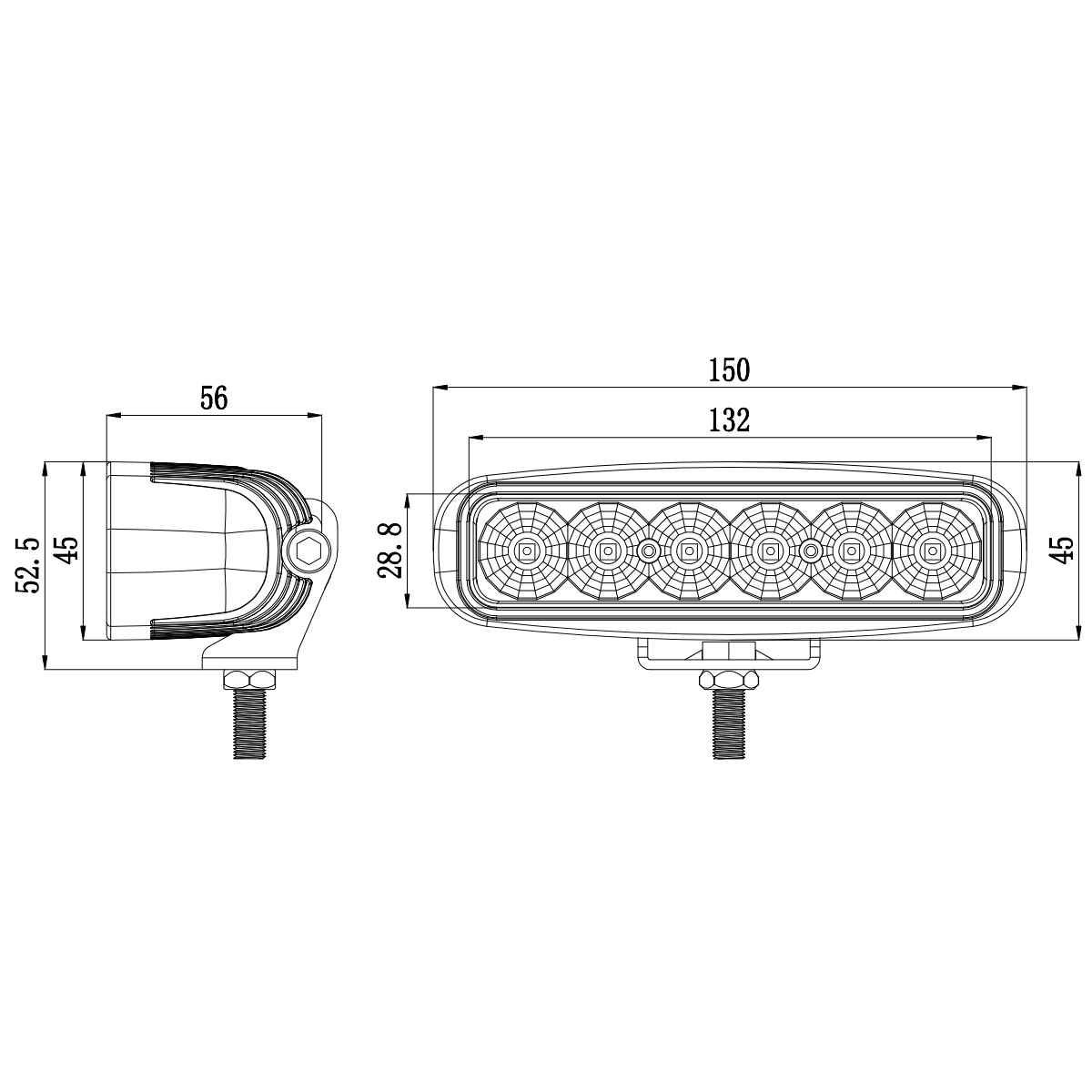 Deck Flood Light - OW-6018 18W