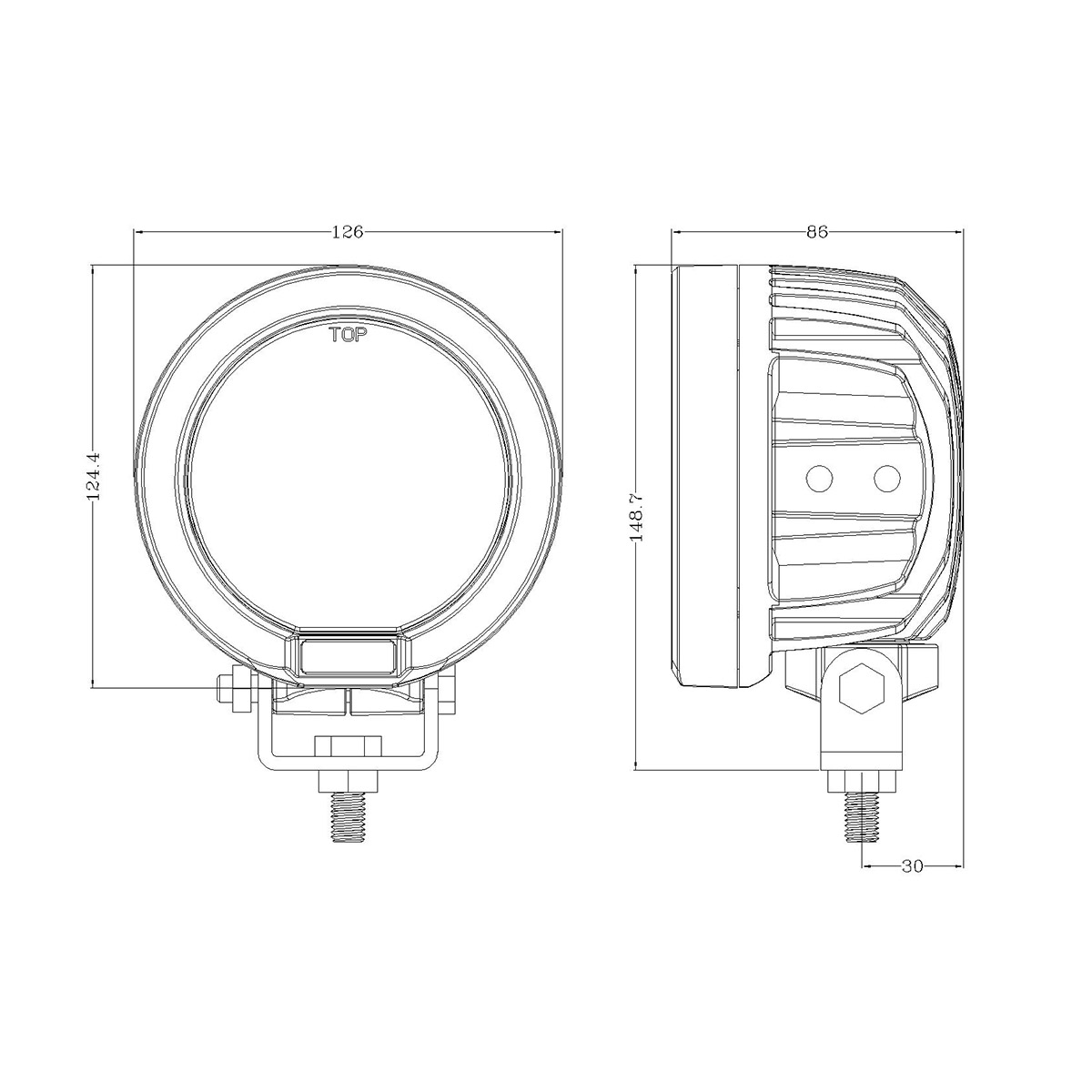 Deck Work Light - OW-5059 60W