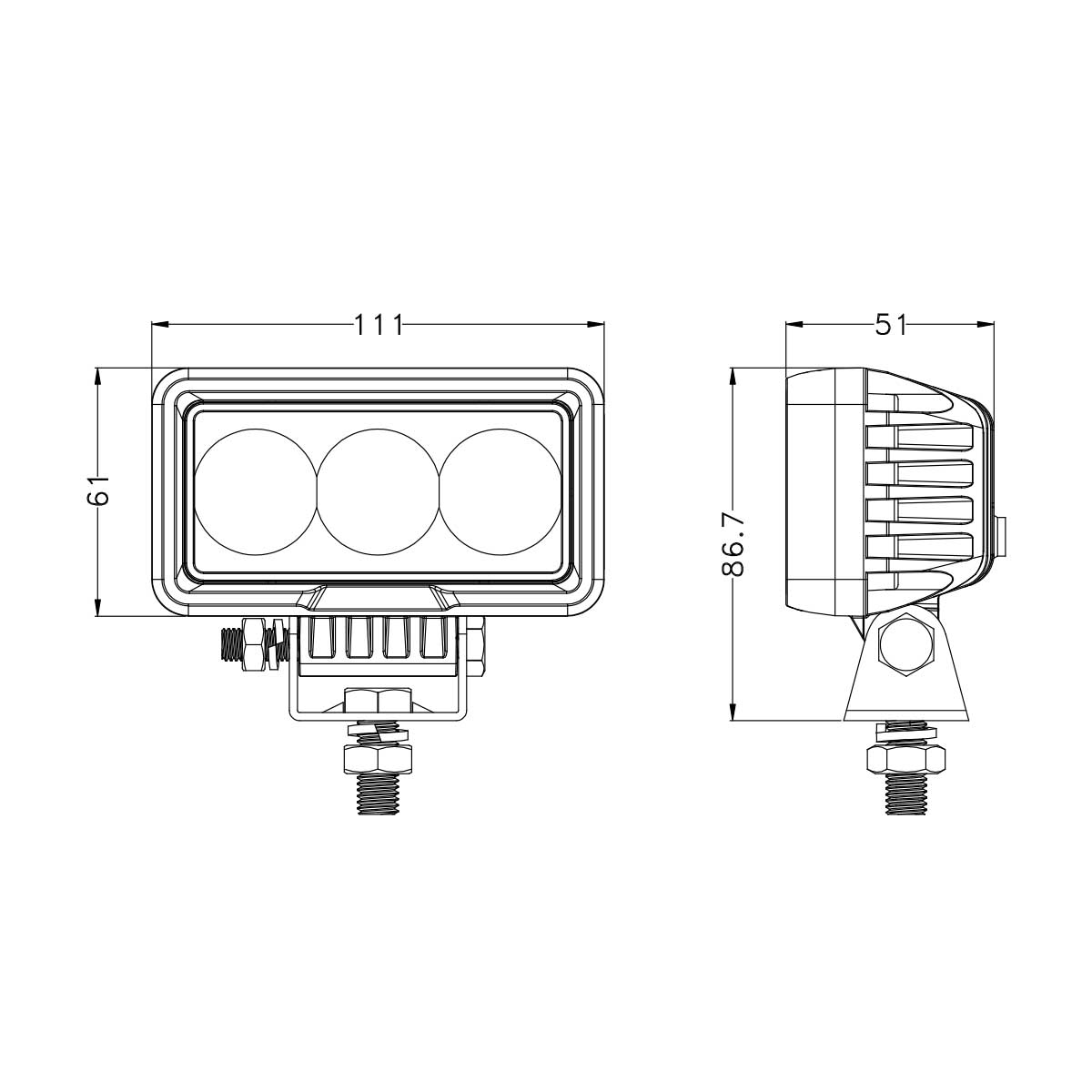 Deck Flood Light - OW-0601-30W